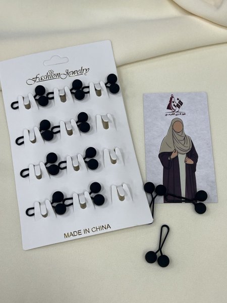 دبوس ملقط اسود كبير